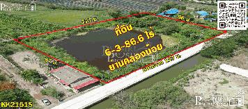 โรงงาน 6 ไร่ 3 งาน สำหรับคนชอบที่ดินแปลงสวยหน้ากว้าง 200 กว่าเมตร ติดถนนใกล้พระราม 2 พร้อมรายการต่างๆครบถ้วน  KK2151S