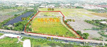 ซื้อทำกำไรได้มากกว่า 100 %  ที่ทรงสวย 14 ไร่เศษ หน้ากว้าง 97 ม. ใกล้ ถ. ตัดใหม่ กัลปพฤกษ์ พุทธสาคร kk5104s