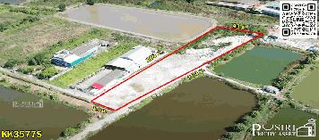 ที่ถม เกือบ 3 ไร่ ใกล้คลองสี่วา บรรยากาศเงียบสงบ เป็นส่วนตัว เดินทางง่าย ใกล้ถ.เอกชัย-พระราม 2  KK3577S