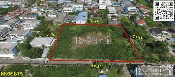 ที่สวยราคาพิเศษ 3 ไร่เศษ เหมาะทำสำนักงาน คอนโด เเละหอพัก ใกล้สิ่งอำนวยความสะดวกทุกอย่าง ใกล้รถไฟฟ้าสถานีเพชรเกษม 48 หลัง ม.สยาม  KK0667S