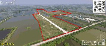 เลือกได้ทั้งทำเลและราคา ที่แปลงใหญ่ 104 ไร่ ถมแน่นใช้งานได้ทันที เทรลเลอร์ลุยสบาย ติดถนนคอนกรีตกว้าง 12 ม. ใกล้พระราม 2  KK2130S