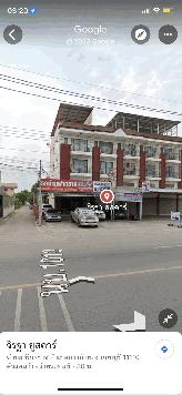 อาคารพานิช 3 ชั้น ครึ่ง มีดาดฟ้า ติดถนน ห้องริม เนื้อที่ 58 ตรว