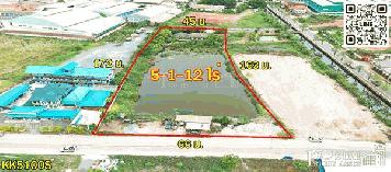 สร้างโรงงานได้หลากหลาย 3,500 ตร.ม.+บนที่สีชมพู 5ไร่เศษ หน้ากว้างๆ 66 ม. ติดถนนคอนกรีต 10 ม. มั่นใจ เทรลเลอร์เข้า -  เพียง 5 นาที ถนนเอกชัยเเละพระราม 2 KK5100S
