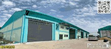 ให้เช่า โกดังใหม่ 480 ตร.ม. มี 6 หลัง พร้อมออฟฟิต 2 ชั้น เดินทางสะดวก 1.5 กม. ถ. พระราม 2 KK 4920S