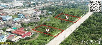 เปิดขายที่ติดถนนตัดใหม่ (4เลน) เอกชัย – เดิมบาง เริ่ม 4ไร่ขึ้นไปใกล้เอกชัยเพียง 200 ม. แวดล้อมด้วยความเจริญ ในราคาถือทำกำไรได้ - KK2493S