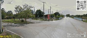 ที่ 14 ไร่เศษ ราคาโปรโมชั่น ติดถนนเลียบคลอง 4  ใกล้โรงเรียนวัดมงคลพุการาม 