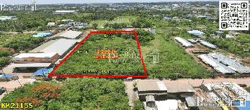 ที่ดิน 3 ไร่ สร้างโรงงานได้หลากหลายประเภท ใช้รถเทรลเลอร์สบาย ใกล้ ถ.สายใยรัก  KK2115S