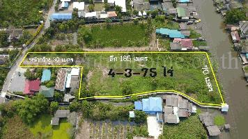 ที่ดิน ริมน้ำ บางเลน ซอย 1 ใกล้ MRT บางพลู