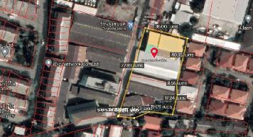 ABB41 ขายที่ดินซอย กรุงเทพกรีฑา 7 แยก 3 เนื้อที่ดิน 2 โฉนดรวม 704 ตร.ว. 85,000 บาท/ตร.ว. รวม 59,840,000 บาท