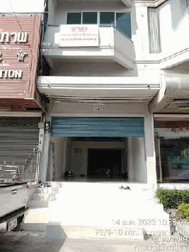 ขายอาคารพาณิชย์ 4 ชั้นมีชั้นลอย ปรับปรุงใหม่ ติดถนนกาญจนาภิเษก บ้านอยู่ติดทางด้านขวากับสมาคมธุรกิจ