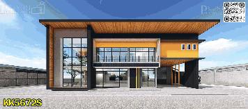 เปิดจอง โรงงานโมเดิร์นเเต่งสวย 908 ตร.ม. ขอใบ รง.4 ได้ ใกล้ ถ. เศรษฐกิจ พร้อมพื้นที่ต่อเติมด้านข้างกว่า 430 ตร.ม.  KK5672S