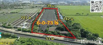 ซื้อทำกำไร  สร้างมูลค่าเพิ่มได้มากกว่าเท่าตัว ที่ 6 ไร่เศษ ใกล้โครงการถนนตัดใหม่กัลปพฤกษ์  พุทธสาคร KK5415S