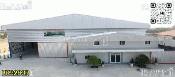 เช่าโกดังใหม่1,900 ตร.ม. พื้นที่ใช้สอย เยอะจุใจ พร้อมออฟฟิศ + ห้องนอน ใกล้พระราม2 เพียง 250 ม.