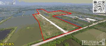 เลือกได้ทั้งทำเลและราคา ที่แปลงใหญ่ 104 ไร่ ถมแน่นใช้งานได้ทันที เทรลเลอร์ลุยสบาย ติดถนนคอนกรีตกว้าง  ใกล้พระราม 2 KK2130S