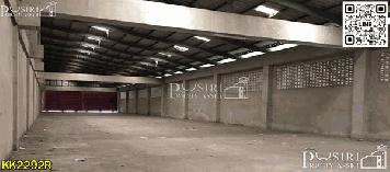 คุ้มค่ามากกับโกดัง ให้เช่า พร้อมบ้านพักคนงาน แข็งแรง ติดถนนใหญ่ ถนนกว้าง - KK2292R