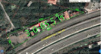 ที่ดินติดถนนพระราม2กม.44ขาเข้า เนื้อที่3ไร่ หน้ากว้างติดถนน200เมตร