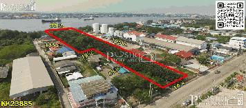 ที่ติดแม่น้ำท่าจีน 3-328 ไร่ เรือใหญ่ขนส่งสะดวก วิวสวย หลังติดถนนใช้รถเทเลอร์ได้  KK2388S