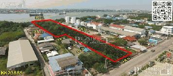 ขายที่ติดแม่น้ำท่าจีน 3-328ไร่ เรือใหญ่ขนส่งสะดวก วิวสวย หลังติด ถ.ใช้รถเทเลอร์ได้ ในราคาไม่แพง - KK 2388S