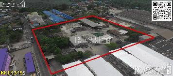 ที่ 7 ไร่ พร้อมพื้นที่ใช้สอย ลานคอนกรีตเต็มพื้นที่ มีโรงงาน โกดัง สำนักงาน อุปกรณ์และใบ รง.4 ครบถ้วน 