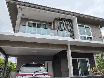 ให้เช่าบ้านเดี่ยว 2 ชั้น 54 ตรว. 3 ห้องนอน โครงการ มัณฑนา กัลปพฤกษ์-วงแหวน ใกล้เดอะมอลล์ บางแค