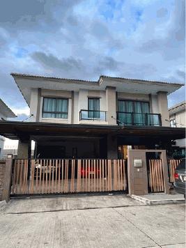 ให้เช่าบ้านเดี่ยว ภัสสรบางนา วงแหวน  ประตูรีโมทไฟฟ้า สามารถเลี้ยงน้องหมาได้  เฟอร์ครบ