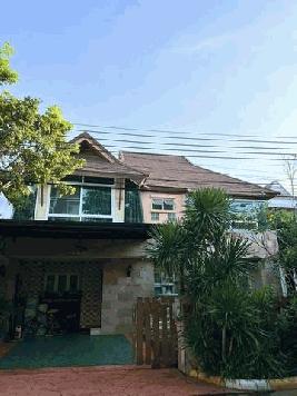  ขายบ้านเดี่ยว 2 ชั้น ย่าน ถนนนวลจันทร์ เกษตร-นวมินทร์ ขนาด 70 ตรว. หมู่บ้าน บ้านนวลจันทร์ ตกแต่งสไตล์รีสอร์ทรีโนเวทใหม่ พร้อมอยู่