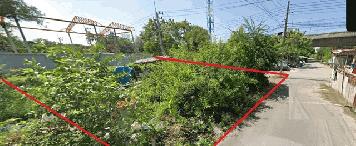 ลดครึ่งเดียว บ้านใหม่ ปทุมธานี ขายที่ดินเปล่าหัวมุม ปากเกร็ด วัดนาวง พระหฤทัยนนทบุรี  ติดกับดอนเมือง ร่วมสุขวัสดุ 101ตรว. 400ตรม. บางปะอิน  