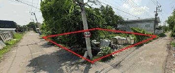 ขายที่ดินเปล่าหัวมุม ปากเกร็ด ลดครึ่งเดียว ติดกับดอนเมือง วัดนาวง พระหฤทัยนนทบุรี  ปทุมธานี ร่วมสุขวัสดุ 100ตรว. 400ตรม. บางปะอิน บ้านใหม่ 