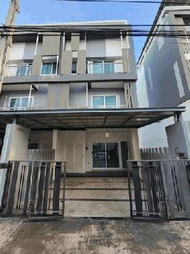 ขายทาวน์โฮม 3 ชั้นหลังมุม3 ห้องนอน 4 ห้องน้ำ  เหม่งจ๋าย ลาดพร้าว 80 ใกล้ทางด่วน เลียบด่วน เข้าออกได้ทั้งลาดพร้าว 80 