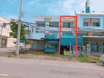 ขายอาคารพาณิชย์ 2 ชั้นครึ่ง แยกบางแพ  ต.วังเย็น อ.บางแพ จ.ราชบุรี    ZW272