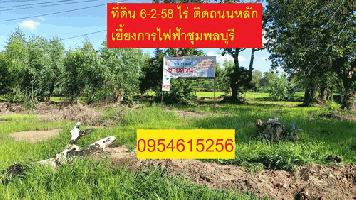 ขายที่ดินเปล่า 6-2-58 ไร่ หน้ากว้าง 245 เมตร ลึก 60 เมตร ติดถนนหลัก ทำเลดี ใกล้อ.ชุมพลบุรี เหมาะสำหรับทำกิจการการค้าต่างๆ หรือทำการเกษตร