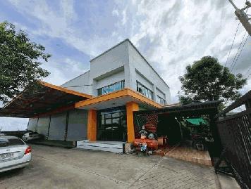 ให้เช่าพื้นที่ โกดัง สำนักงาน รังสิต คลอง 9 ธัญบุรี พื้นที่800 ตร.ม  รถเทรลเลอร์ เข้าได้