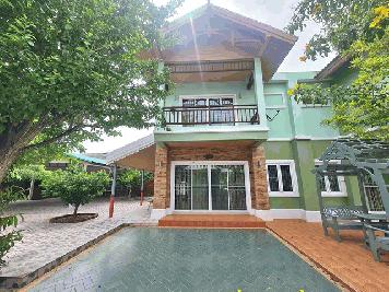 Sm548  ให้เช่าบ้านเดี่ยว 2 ชั้น  ใกล้สุขุมวิท นาเกลือพัทยา 4 ห้องนอน 4 ห้องน้ำ 