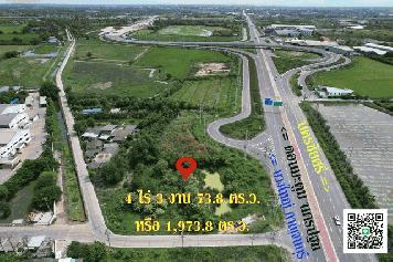 ขายที่ดินนครชัยศรี มอเตอร์เวย์ บางใหญ่-กาญจนบุรี (M81) สัมปทวน นครปฐม