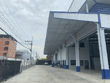 ให้เช่าโกดังใหม่โกดังสูง 8 ม. ใกล้ตลาดไท 400 ตารางเมตร ออฟฟิศ 2ชั้น ไฟ 3เฟส กล้องCCTVรอบโกดัง รถคอนเทนเนอร์เข้า-ออกได้สะดวก