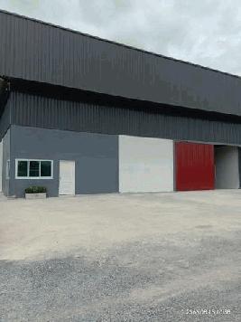 รหัสทรัพย์ C5872ให้เช่าโกดังสร้างใหม่พร้อมสำนักงาน ขนาด 380 ตารางมตร บางบัวทอง นนทบุรี 