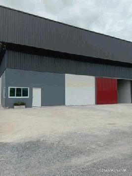 ให้เช่าโกดังสร้างใหม่พร้อมสำนักงาน พื้นที่ใช้สอย 380 ตารางมตร บางบัวทอง จังหวัดนนทบุรี