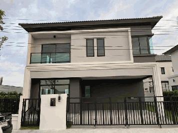 PB3500 ให้เช่าบ้านเดี่ยว 2 ชั้น หลังมุม โครงการ Grand Britania วงแหวน-รามอินทรา ถนนคู่ขนานกาญจนาภิเษก