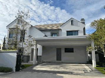 ให้เช่าบ้านเดี่ยว 2 ชั้น Super Luxury  สุดหรูหลังมุม 103.8 ตรว. 4 ห้องนอน โครงการ นันทวัน NANTAWAN พระราม9-กรุงเทพกรีฑา 
