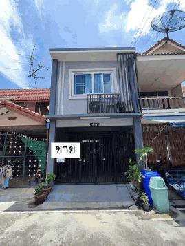 ทาวน์เฮ้าส์ 2 ชั้น ต่อเติมห้องเพิ่มคุ้มแน่นอน หมู่บ้านพระปิ่น 3