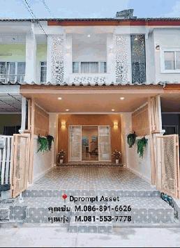 ทาวน์เฮ้าส์ 2 ชั้น หมู่บ้านธนาภิรมย์ เพชรเกษม 69 รีโนเวทใหม่พร้อมอยู่