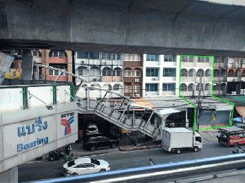 ให้เช่าอาคารพาณิชย์ 2 คูหา 4 ชั้น ถนนสุขุมวิท ฝั่งขาออก ใกล้ BTS แบริ่ง