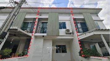 ขายทาวน์เฮ้าส์ 2 ชั้น โครงการ เนอวานา คัฟเวอร์ บนถนนอ่อนนุช บ้านพร้อมอยู่ ราคาดีมาก