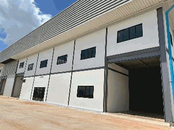 รหัสทรัพย์ R2923 ให้เช่า โรงงาน โกดังใหม่ มีสำนักงาน2ชั้น ท่าเสา กระทุ่มแบน สมุทรสาคร 
