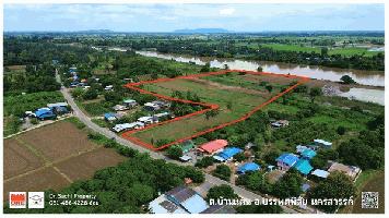 ขายที่ดินติดแม่น้ำปิง 13-3-72.4 ไร่ มีที่งอกเพิ่มเติม เกือบ 18 ไร่ ต.บ้านแดน อ.บรรพตพิสัย จ.นครสวรรค์ 