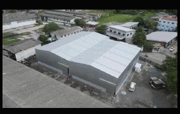 ให้เช่าโกดังสร้างใหม่ 720  ตรางเมตร อยู่ ชอย สุขสวัสดิ์ 72 ต.บางครุ อ.พระประแดง  สมุทรปราการ