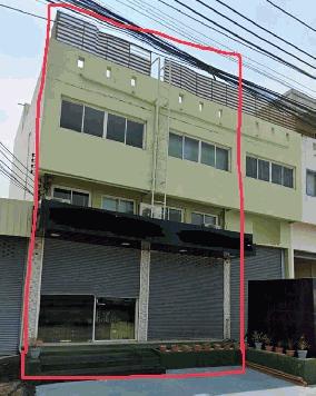 ให้เช่าอาคารพาณิชย์ 3ชั้น ถนนกิ่งแก้ว​ บางพลี​ สมุทรปราการ​
