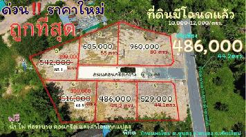 ขายที่ดินแบ่งเริ่ม 53ว.399,000บ. ฟรีโอน สาธารณูปโภคครบ ใกล้จังเกิ้ล คาเฟ่ บ้านถวาย ต.ขุนคง อ.หางดง เชียงใหม่