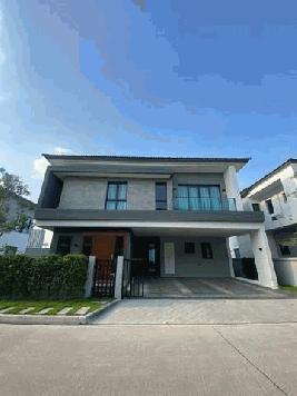 PB3588 ขายบ้านเดี่ยว 2 ชั้น โครงการใหม่ The city บางนา บ้านใหม่ยังไม่เคยเข้าอยู่ ตกแต่งทั้งหลังเฟอร์ครบพร้อมอยู่