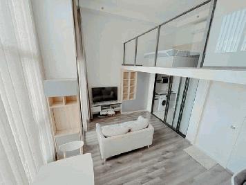 ให้เช่า ไนท์บริดจ์ สเปซ พระราม 9, Loft Room เพดานสูง แต่งเฟอร์ครบ